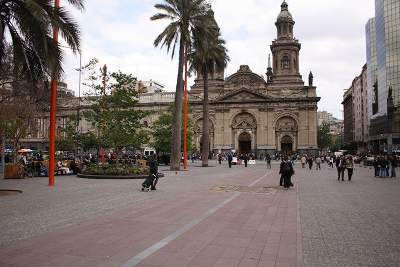 Plaza de Armas Santiago Chile Llama Travel